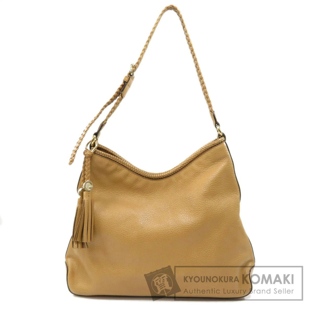 Gucci One Shoulder Hobo Shoulder Bag Leather